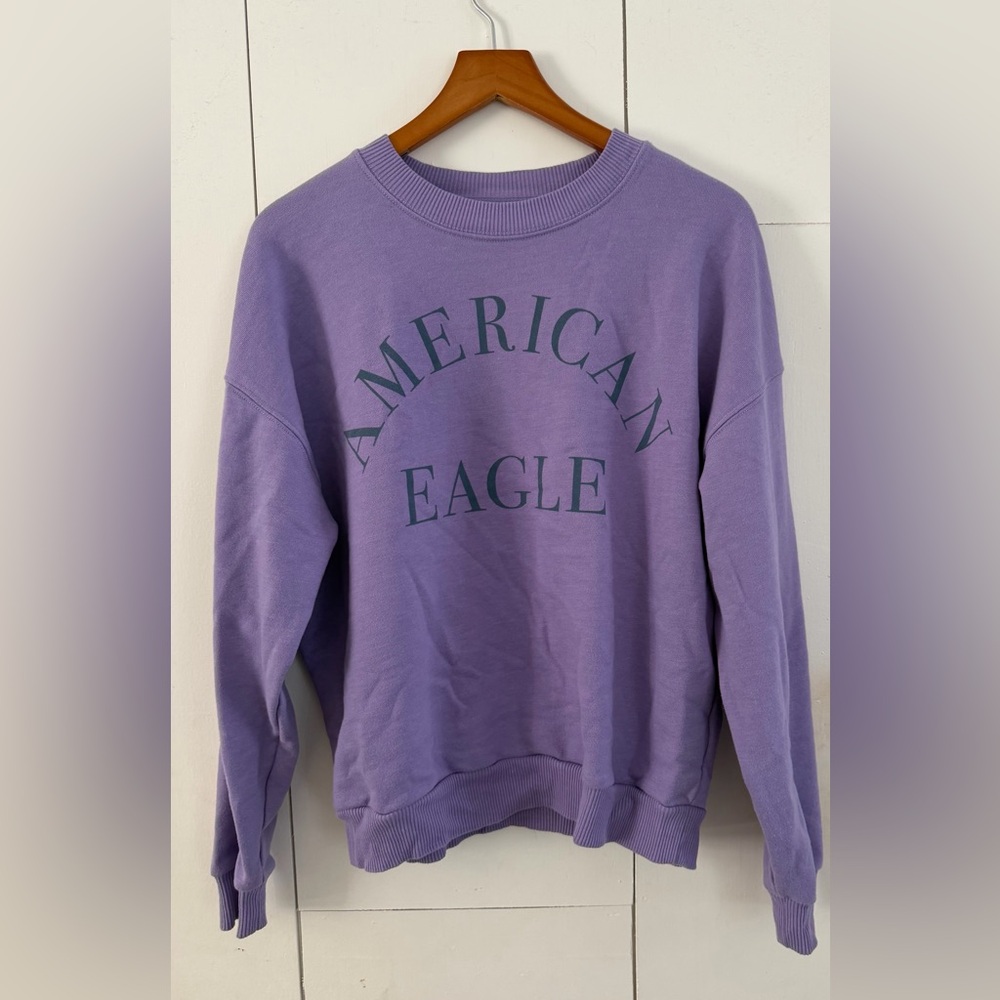American Eagle Outfitters Purple Sweatshirt S